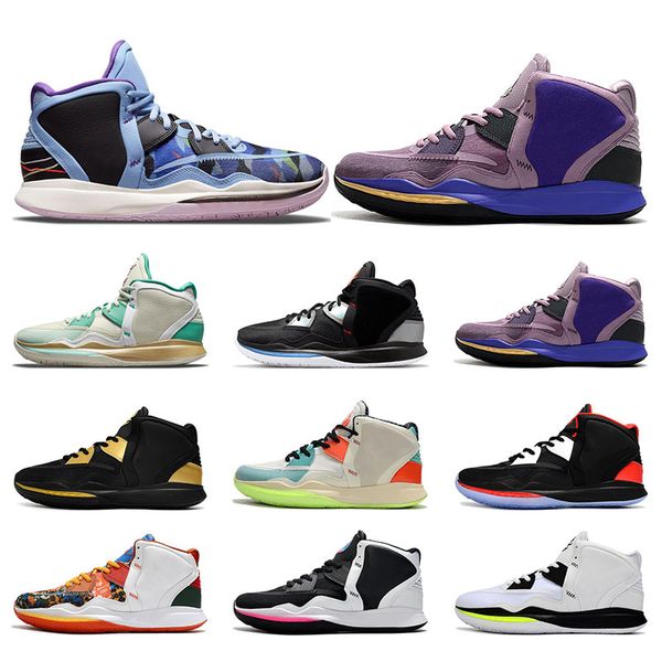 kyries 8 basketball shoes vii aluminum fire and ice keep sue fresh snowflake black white men sports sneakers running trainers size 7-12, White;red
kyries 8 basketball shoes vii aluminum fire and ice keep sue fresh snowflake black white men sports sneakers running trainers size 7-12, White;red