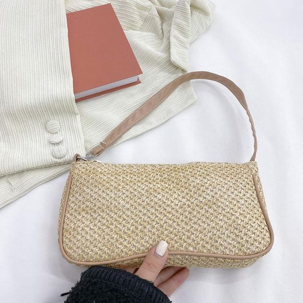 fashion women straw woven zipper shoulder underarm bag ladies vintage summer beach vacation mini purse handbag bags
fashion women straw woven zipper shoulder underarm bag ladies vintage summer beach vacation mini purse handbag bags