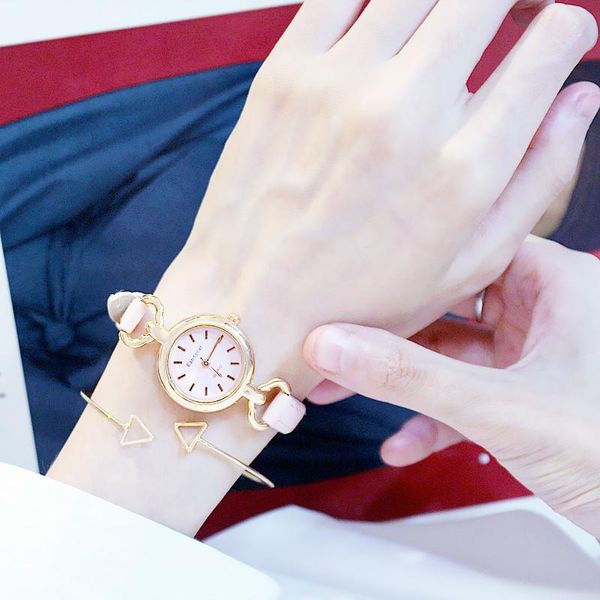 wristwatches watches for girl female student quartz watch small dial tide fresh wild bracelet clock simple style wrist wathches xfcs, Slivery;brown
wristwatches watches for girl female student quartz watch small dial tide fresh wild bracelet clock simple style wrist wathches xfcs, Slivery;brown