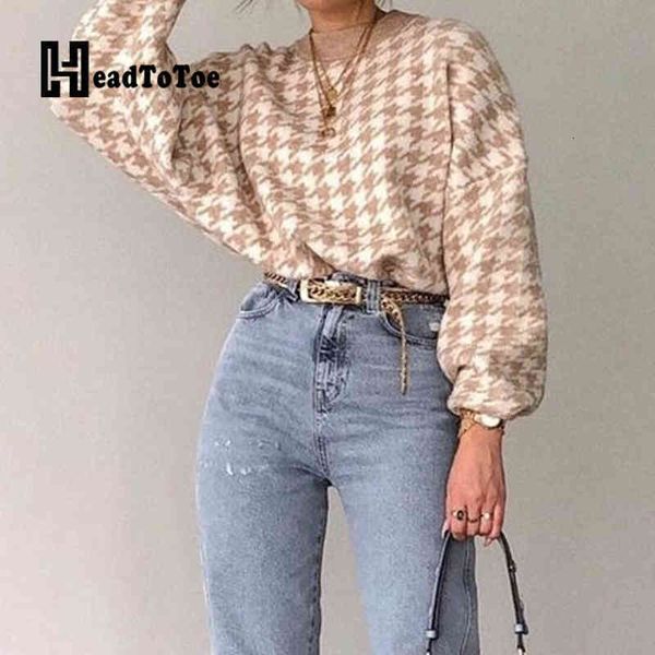plaid print casual sweet woman sweaters full sleeve batwing o-neck loose slim, White;black
plaid print casual sweet woman sweaters full sleeve batwing o-neck loose slim, White;black
