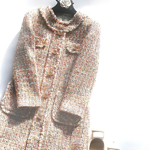 casual dresses dress small fragrance coarse tweed retro woven tassel style, Black;gray
casual dresses dress small fragrance coarse tweed retro woven tassel style, Black;gray