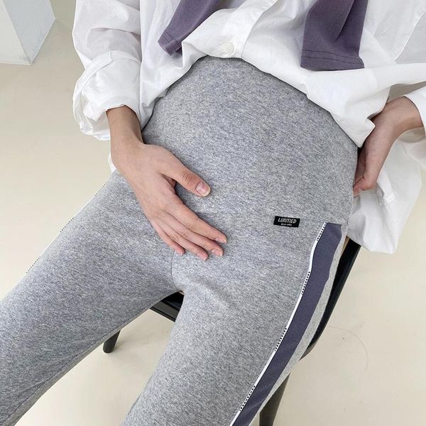 maternity clothes autumn side wide line cotton stretch comfortable breathable adjustment belly pregnant women leggings bottoms, White
maternity clothes autumn side wide line cotton stretch comfortable breathable adjustment belly pregnant women leggings bottoms, White