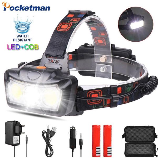 headlamps 60000lm led headlamp t6+cob headlight head lamp torch lanterna light use 2*18650 battery for camp fish
headlamps 60000lm led headlamp t6+cob headlight head lamp torch lanterna light use 2*18650 battery for camp fish