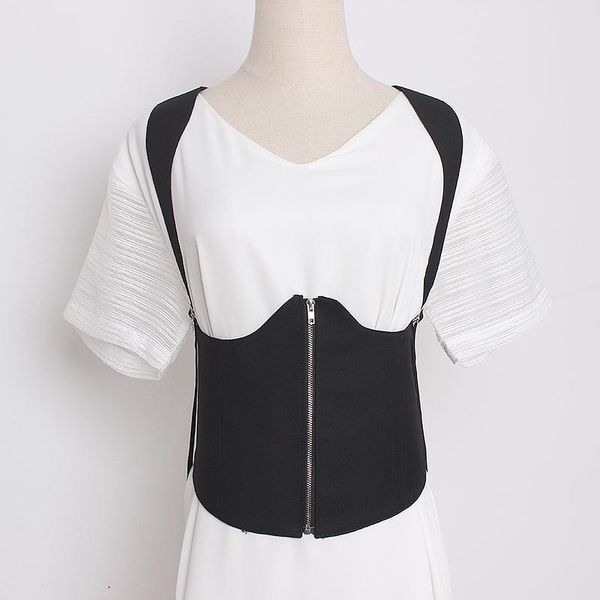 belts women's runway fashion black fabric elastic cummerbunds female dress corsets waistband decoration wide belt tb1630, Black;brown
belts women's runway fashion black fabric elastic cummerbunds female dress corsets waistband decoration wide belt tb1630, Black;brown