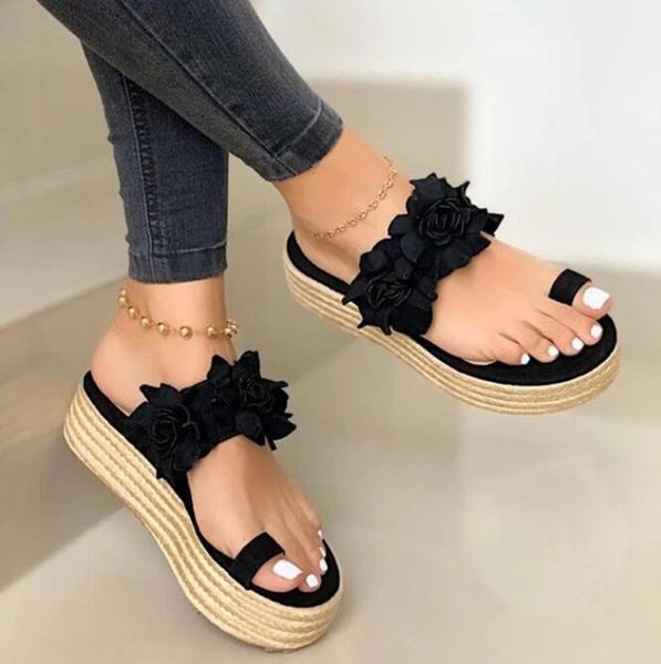 dress shoes fashion women girls floral flat bohemian style lady casual sandals slippers beach sweet wedge platform sandalias, Black
dress shoes fashion women girls floral flat bohemian style lady casual sandals slippers beach sweet wedge platform sandalias, Black