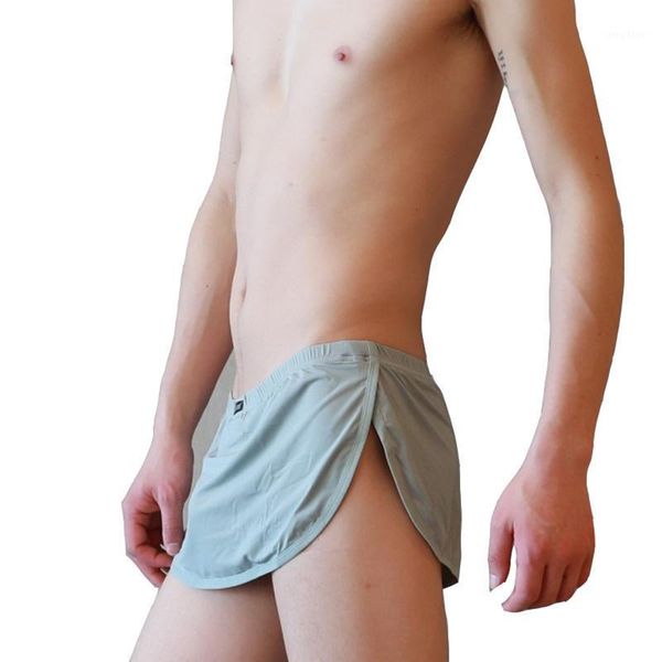 mens side split sleep bottom casual loose boxer shorts male breathable nylon g string pouch inside home pajama underwear men's sleepwea, Black;brown
mens side split sleep bottom casual loose boxer shorts male breathable nylon g string pouch inside home pajama underwear men's sleepwea, Black;brown