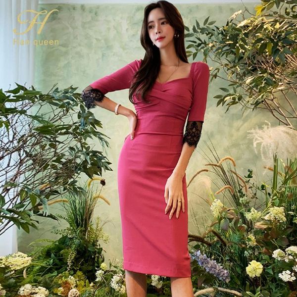 casual dresses h han queen women's dress winter korean simple sheath pencil bodycon patchwork work office party vestidos 2021, Black;gray
casual dresses h han queen women's dress winter korean simple sheath pencil bodycon patchwork work office party vestidos 2021, Black;gray