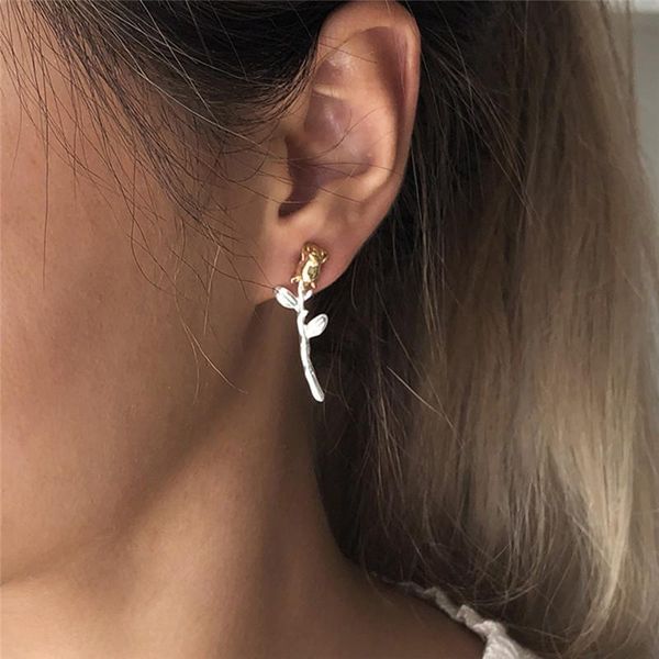 dangle & chandelier elegant gold silver color rose flower drop earring for women girl metal floral piercing earrings statement jewelry
dangle & chandelier elegant gold silver color rose flower drop earring for women girl metal floral piercing earrings statement jewelry