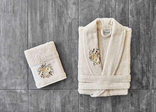 towel karaca home noreen daily beige embroidered women bathrobe set-1 piece s/m 1 head (50x90 cm)
towel karaca home noreen daily beige embroidered women bathrobe set-1 piece s/m 1 head (50x90 cm)