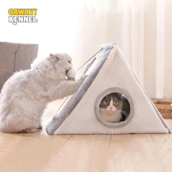 cat furniture & scratchers cawayi kennel foldable house scraper board frame triangle small climbing grinding claw toys for d1504
cat furniture & scratchers cawayi kennel foldable house scraper board frame triangle small climbing grinding claw toys for d1504
