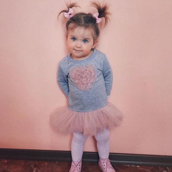 girl's dresses pink heart applique tulle long sleeve dress for toddler baby girls, Red;yellow
girl's dresses pink heart applique tulle long sleeve dress for toddler baby girls, Red;yellow