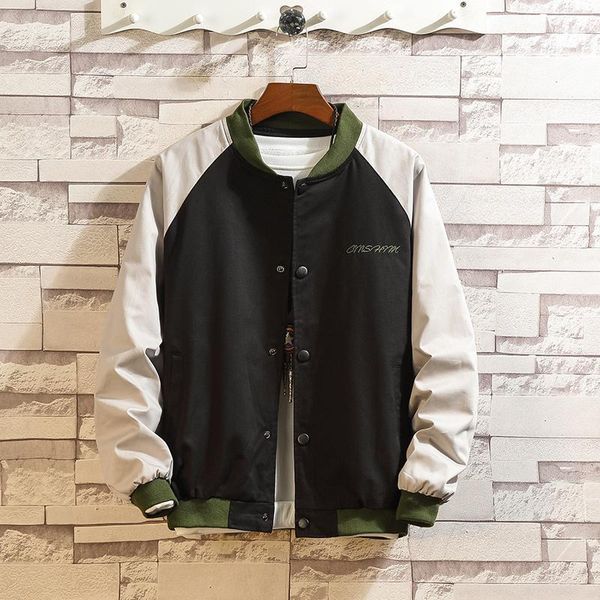 men's jackets ins baseball uniform bomber men nice streetwear windbreak england casual autumn spring coats, Black;brown
men's jackets ins baseball uniform bomber men nice streetwear windbreak england casual autumn spring coats, Black;brown