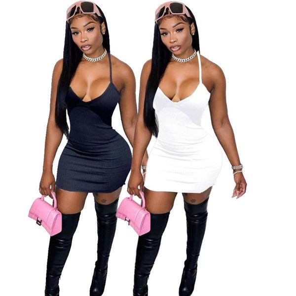 casual dresses women's dress solid color speghetti strap camisole nightclub wear vestido feminino, Black;gray
casual dresses women's dress solid color speghetti strap camisole nightclub wear vestido feminino, Black;gray