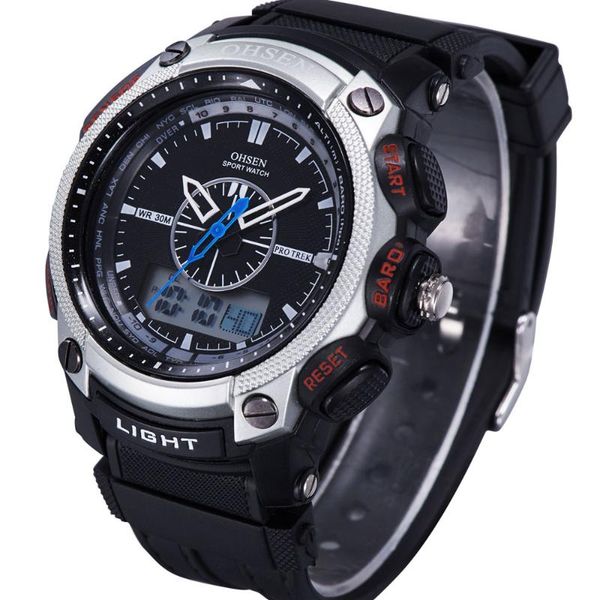 wristwatches ohsen fashion silver digital quartz sports watches children boys waterproof rubber band wristwatch military watch gift, Slivery;brown
wristwatches ohsen fashion silver digital quartz sports watches children boys waterproof rubber band wristwatch military watch gift, Slivery;brown