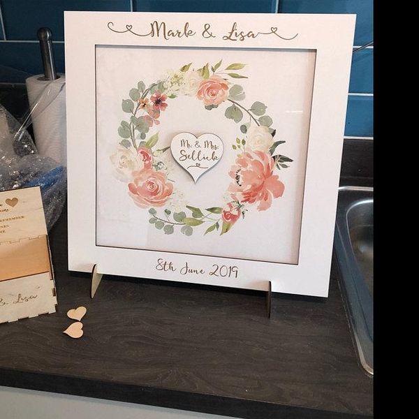 personalise any language floral wreath square wedding guestbook drop box, custom birthday baptism wish box guest book other event & party su
personalise any language floral wreath square wedding guestbook drop box, custom birthday baptism wish box guest book other event & party su