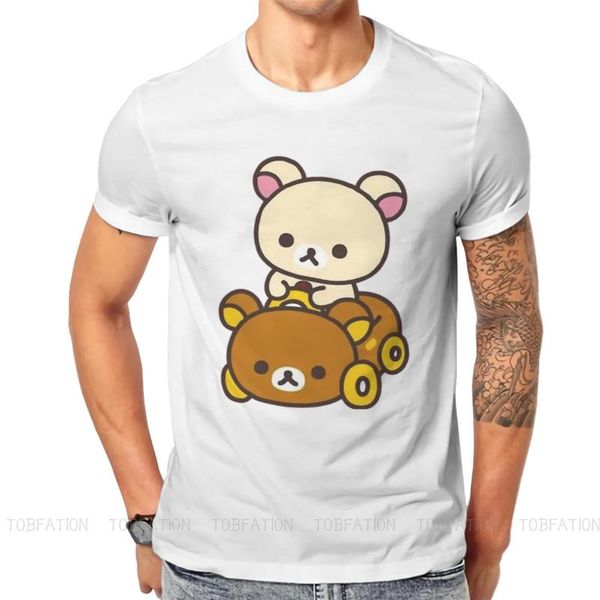men's t-shirts rilakkuma driving a car tshirt arrival graphic men vintage punk summer clothes cotton harajuku t shirt, White;black
men's t-shirts rilakkuma driving a car tshirt arrival graphic men vintage punk summer clothes cotton harajuku t shirt, White;black