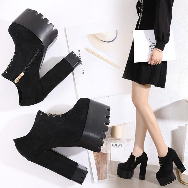 dress shoes spring autumn platform women pumps woman thick high heels female black rubber sole suede
dress shoes spring autumn platform women pumps woman thick high heels female black rubber sole suede