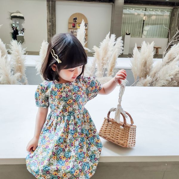 2021 summer girls dress cotton casual ruched short print knee-length pastoral style fashion dress, Red;yellow
2021 summer girls dress cotton casual ruched short print knee-length pastoral style fashion dress, Red;yellow