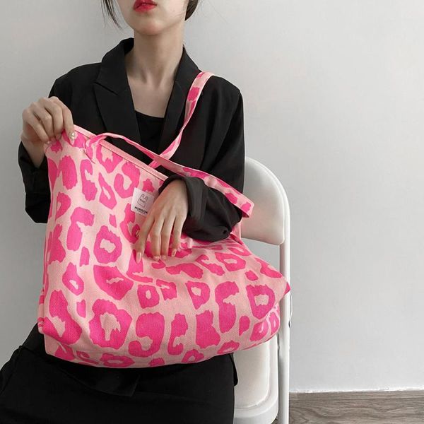 evening bags ladies canvas shopping bag female pink leopard print handbag women simple small bucket student book girl casual tote
evening bags ladies canvas shopping bag female pink leopard print handbag women simple small bucket student book girl casual tote
