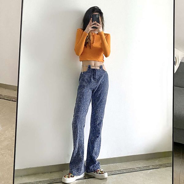 nibber product chain hollowing out careful machine waist revealing pants wide leg women's cross spring and autumn, Blue
nibber product chain hollowing out careful machine waist revealing pants wide leg women's cross spring and autumn, Blue