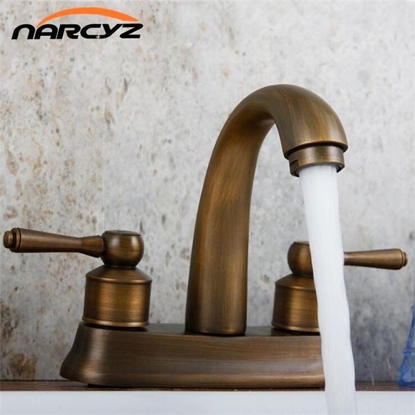 bathroom sink faucets narcyz basin brass antique/black deck mounted kitchen dual handle and cold mixer tap xt978
bathroom sink faucets narcyz basin brass antique/black deck mounted kitchen dual handle and cold mixer tap xt978