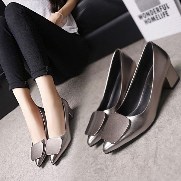 dress shoes 2021 autumn high heels women shose chunky pointed toe square buckle large size womens b94, Black
dress shoes 2021 autumn high heels women shose chunky pointed toe square buckle large size womens b94, Black