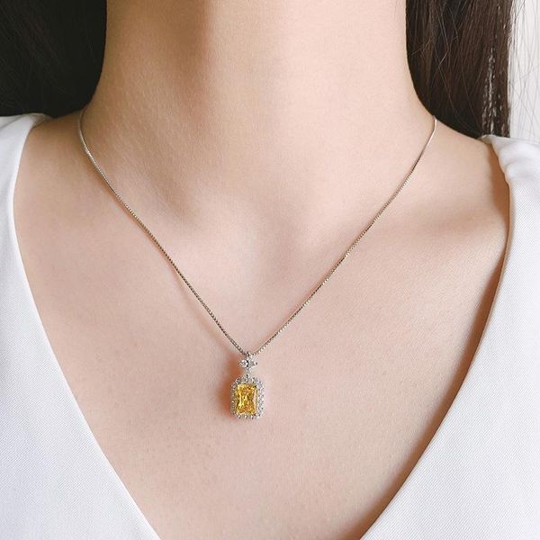 pendant necklaces yellow rhinestone necklace women color treasure clavicle chain girls fashion rectangular, Silver
pendant necklaces yellow rhinestone necklace women color treasure clavicle chain girls fashion rectangular, Silver