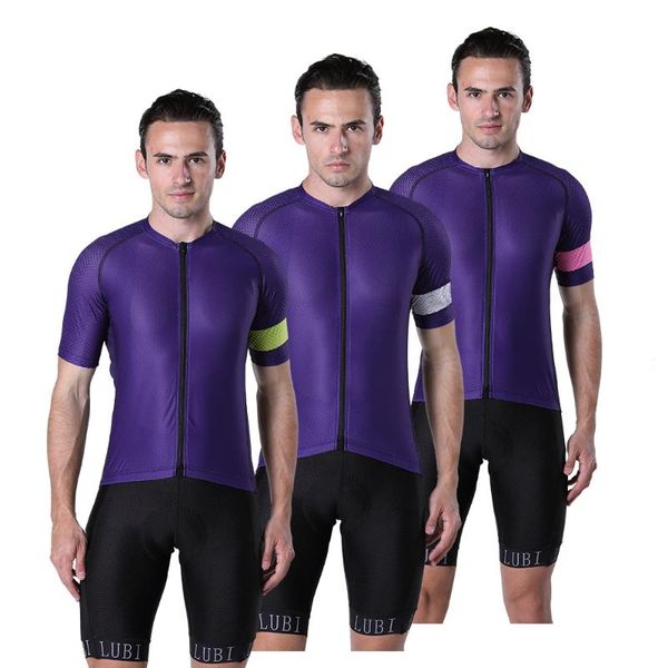 racing sets lubi men cycling set summer short sleeve jersey pro high density pad mtb clothes bib shorts kit bike clothing road suit purple, Black;blue
racing sets lubi men cycling set summer short sleeve jersey pro high density pad mtb clothes bib shorts kit bike clothing road suit purple, Black;blue