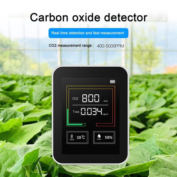smart home control air pollution detector carbon dioxide detection odor gas hazardous substance quality analysis black#30
smart home control air pollution detector carbon dioxide detection odor gas hazardous substance quality analysis black#30
