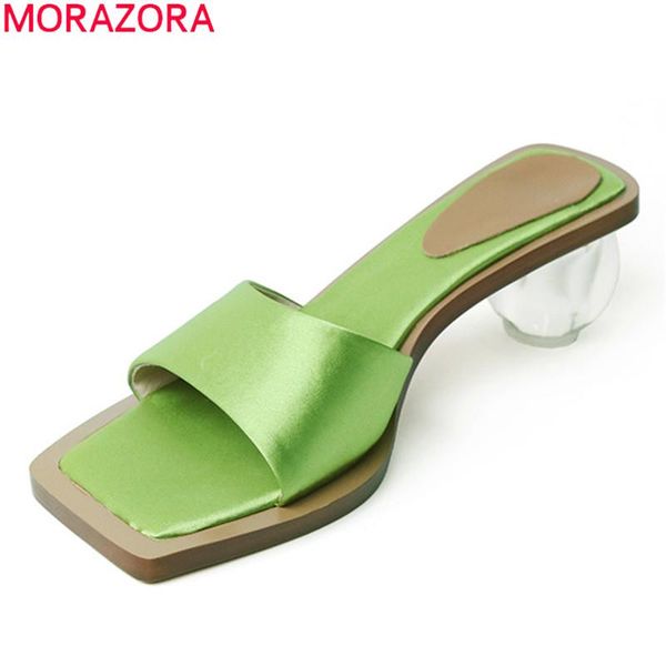 slippers morazora arrival 2021 fashion women mules shoes med heels square toe ladies summer 3 colors casual, Black
slippers morazora arrival 2021 fashion women mules shoes med heels square toe ladies summer 3 colors casual, Black