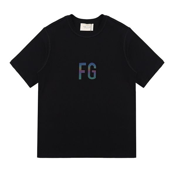 fog feel of god season 6 fg rich reflective short sleeve t-shirt men's and women's fashion high street loose couple, White;black
fog feel of god season 6 fg rich reflective short sleeve t-shirt men's and women's fashion high street loose couple, White;black