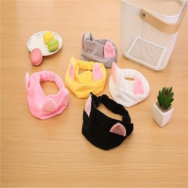 cute cat ears hair band headband face scarf wide head with female cartoon shower caps
cute cat ears hair band headband face scarf wide head with female cartoon shower caps