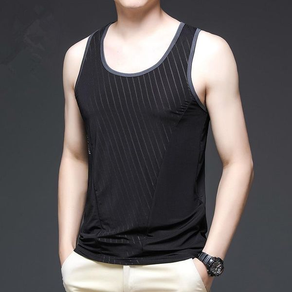 men' tank 2021 vest summer training hurdle quick-drying waistcoat ice silk sleeveless t-shirt basketball sports fitness top, White;black
men' tank 2021 vest summer training hurdle quick-drying waistcoat ice silk sleeveless t-shirt basketball sports fitness top, White;black