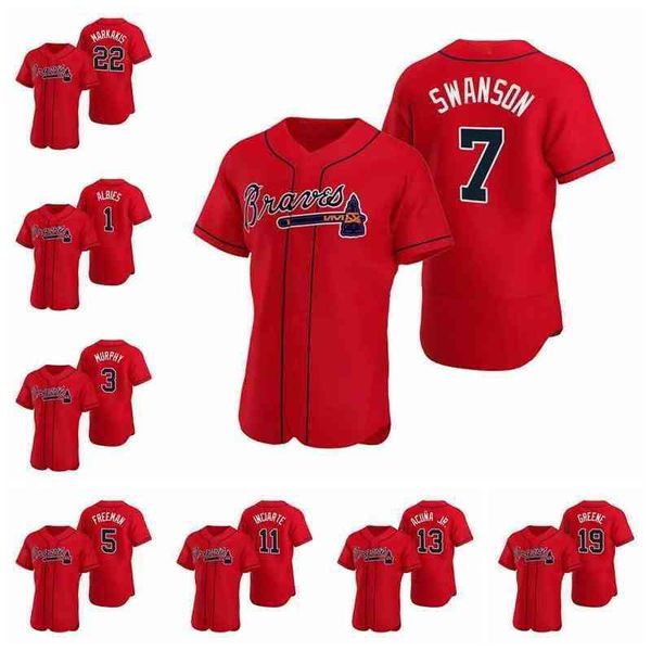 baseball jersey #13 ronald acuna jr 5 freddie an 7 dansby swanson men women youth red custom authentic alternate size s-4xl 1118, Black
baseball jersey #13 ronald acuna jr 5 freddie an 7 dansby swanson men women youth red custom authentic alternate size s-4xl 1118, Black