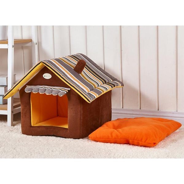 fashion striped removable cover mat dog house beds for small medium dogs pet foldable bed cat pets production kennels & pens
fashion striped removable cover mat dog house beds for small medium dogs pet foldable bed cat pets production kennels & pens