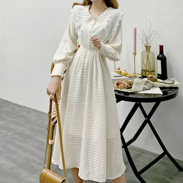 quality thin waist elegant leisure ladies retro sleeve full midi love dress in spring, Black;gray
quality thin waist elegant leisure ladies retro sleeve full midi love dress in spring, Black;gray