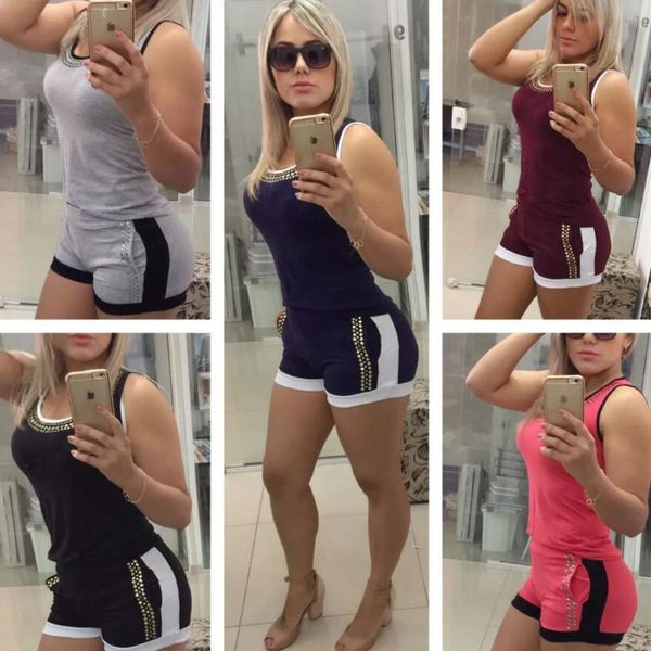 jumpsuits,rompers beautiful trend big size women's vest drill color matching shorts pants casual suit
jumpsuits,rompers beautiful trend big size women's vest drill color matching shorts pants casual suit