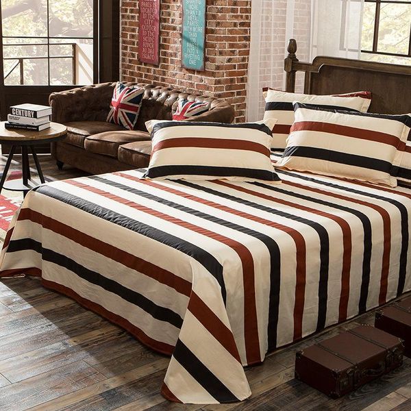 sheets & sets striped print cotton flat sheet for kids and adults, 100% single, double bed, xf631-12, 1pc50
sheets & sets striped print cotton flat sheet for kids and adults, 100% single, double bed, xf631-12, 1pc50