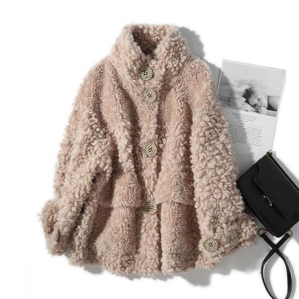 Women's Fur & Faux 2021 Women Winter Genuine Wool Warm Coats Female Short Real Lamb Jackets Ladies Thicken Sheep Shearling Outwear S70, Black
Women's Fur & Faux 2021 Women Winter Genuine Wool Warm Coats Female Short Real Lamb Jackets Ladies Thicken Sheep Shearling Outwear S70, Black