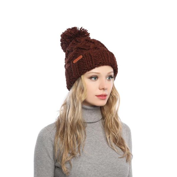 beanie/skull caps autumn and winter hat ladies knitted woolen plus velvet outdoor fur ball thickened warm pullover cap, Blue;gray
beanie/skull caps autumn and winter hat ladies knitted woolen plus velvet outdoor fur ball thickened warm pullover cap, Blue;gray