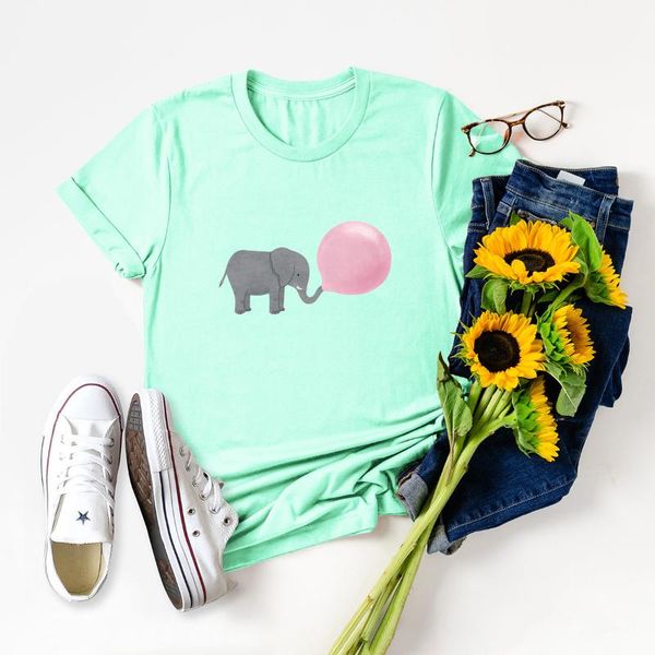 women's t-shirt comfortable short sleeve t lovely elephant cotton graphic shirts oversized shirt harajuku kpop tshirt, White
women's t-shirt comfortable short sleeve t lovely elephant cotton graphic shirts oversized shirt harajuku kpop tshirt, White