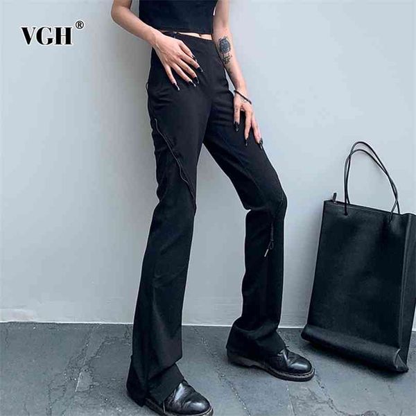 casual black slim patchwork zippers trousers for women high waist lace up straight pants female spring fashion clothing 210531, Black;white
casual black slim patchwork zippers trousers for women high waist lace up straight pants female spring fashion clothing 210531, Black;white