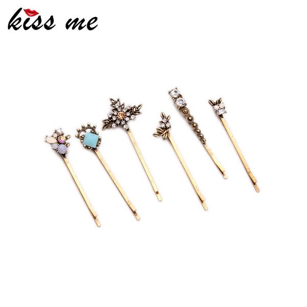 hair clips & barrettes kissme 6 pcs one set geometric resin rhinestone hairpins for women vintage gold color alloy fashion jewelry wholesale, Golden;silver
hair clips & barrettes kissme 6 pcs one set geometric resin rhinestone hairpins for women vintage gold color alloy fashion jewelry wholesale, Golden;silver