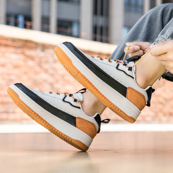 spring 2021 fashion canvas color matching daily leisure sports youth and vitality men's sho, Black 
spring 2021 fashion canvas color matching daily leisure sports youth and vitality men's sho, Black