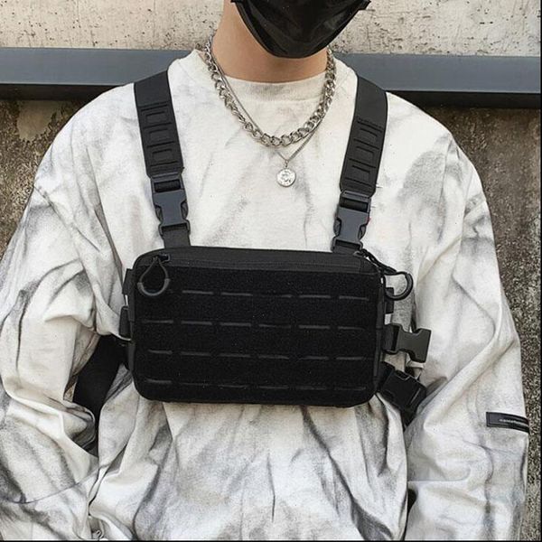 streetwear tactical chest rig waist bags vest hip hop style crossbody phone pack oxford cloth functionality
streetwear tactical chest rig waist bags vest hip hop style crossbody phone pack oxford cloth functionality