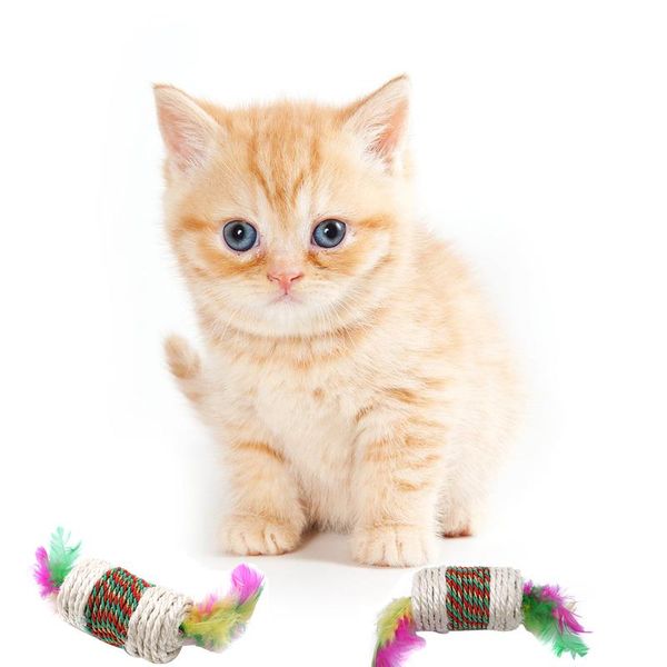 cat toys 2021 color sisal small roller pet kitten claw toy funny interactive plush play dolls for cats supply training tools
cat toys 2021 color sisal small roller pet kitten claw toy funny interactive plush play dolls for cats supply training tools