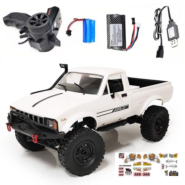 wpl c24 rc car 116 2.4ghz 4wd crawler rtr radio control car full proportional control rc vehicle with two/three battery
wpl c24 rc car 116 2.4ghz 4wd crawler rtr radio control car full proportional control rc vehicle with two/three battery