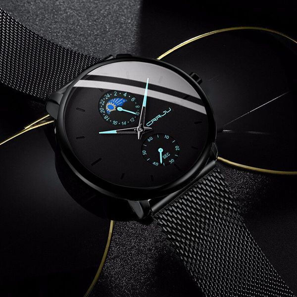 wristwatches crrju men watches business ultra thin mesh strap male wristwatch fashion sport quartz waterproof watch reloj, Slivery;brown
wristwatches crrju men watches business ultra thin mesh strap male wristwatch fashion sport quartz waterproof watch reloj, Slivery;brown