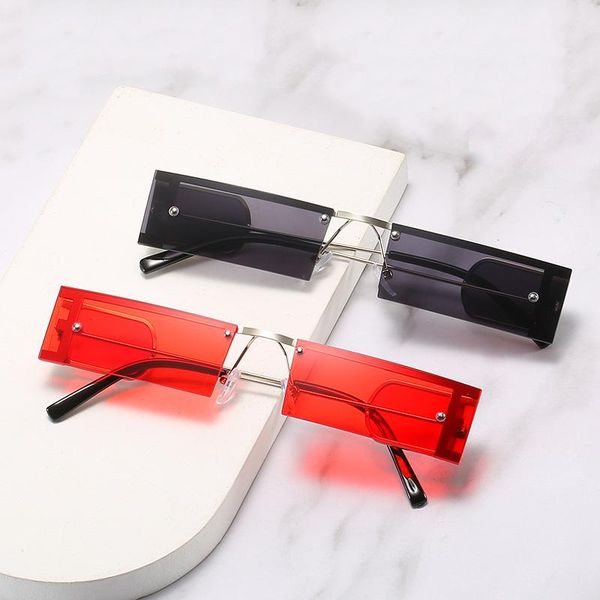 fashion square sunglasses trend punk semicircle side mirror women wild street driving glasses, White;black
fashion square sunglasses trend punk semicircle side mirror women wild street driving glasses, White;black