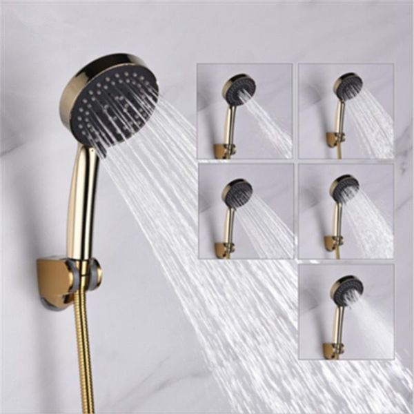 bathroom shower heads 5 functions rainfall round gold hand held head w/1.5m hose full set
bathroom shower heads 5 functions rainfall round gold hand held head w/1.5m hose full set